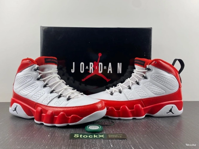 Cheap TBK Air Retro 9 Gym 302370-160 Red White Jordan 0723